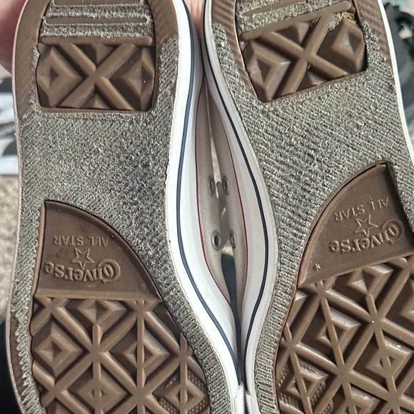 Two Pair Men’s 6 Converse Sky Blue and white Canvas Shoes - Picture 11 of 12